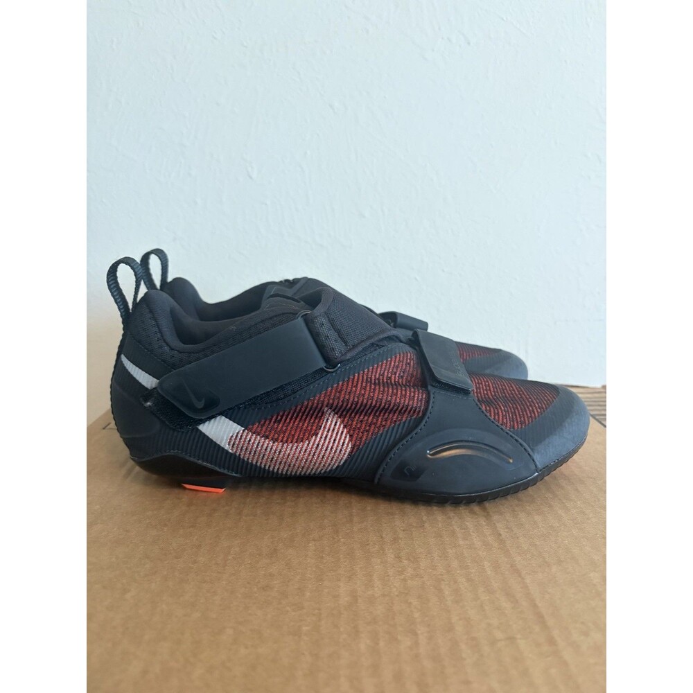 Nike SuperRep Indoor Peloton Cycling Shoes Black Red Men's Size 7.5 Women’s 9